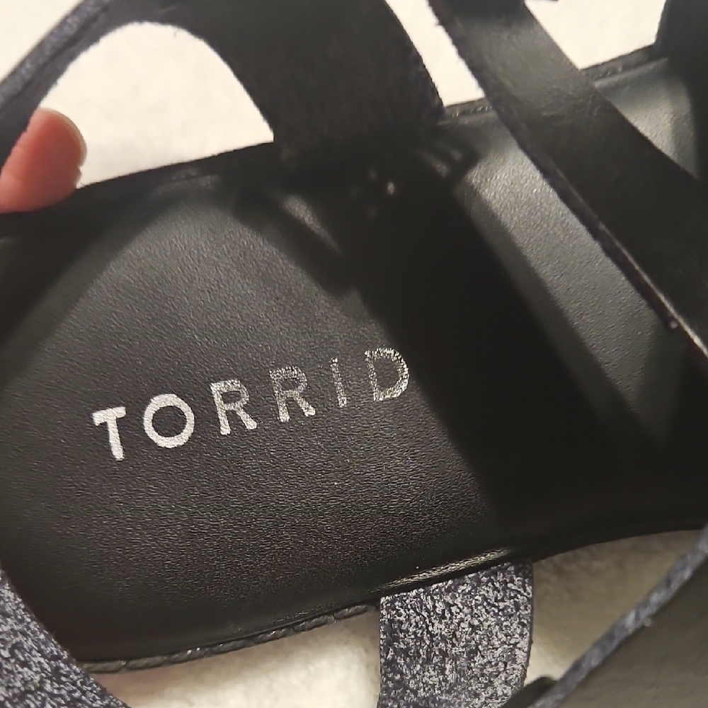 Torrid Black Strappy Sandals - Picture 7 of 7